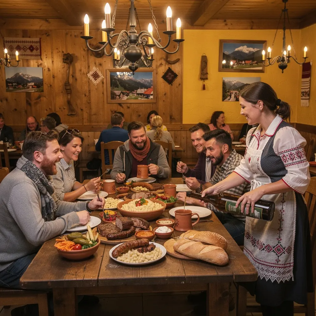 An informative map highlighting the Southern Slovakia travel circuit, detailing key stopovers and attractions for travelers to discover.